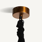 Pluwig Brass Ceiling Lamp - 74cm - Maison Rêves UK