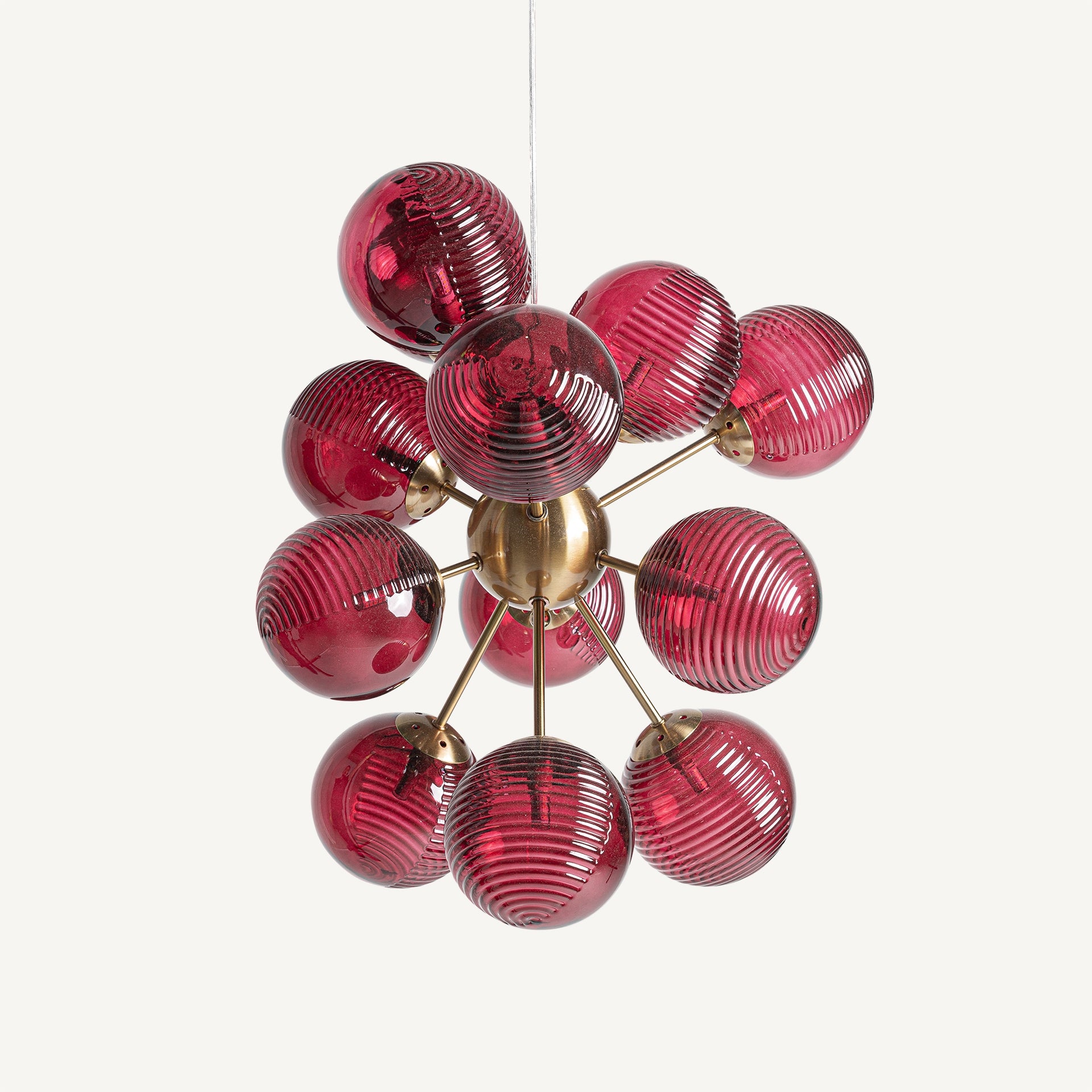Rubra Glass Ceiling Lamp - Maison Rêves UK