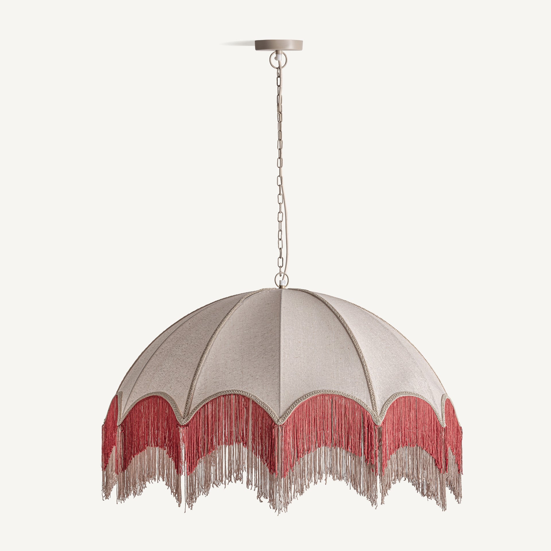 Sakhsa Cream Ceiling Lamp - Maison Rêves UK
