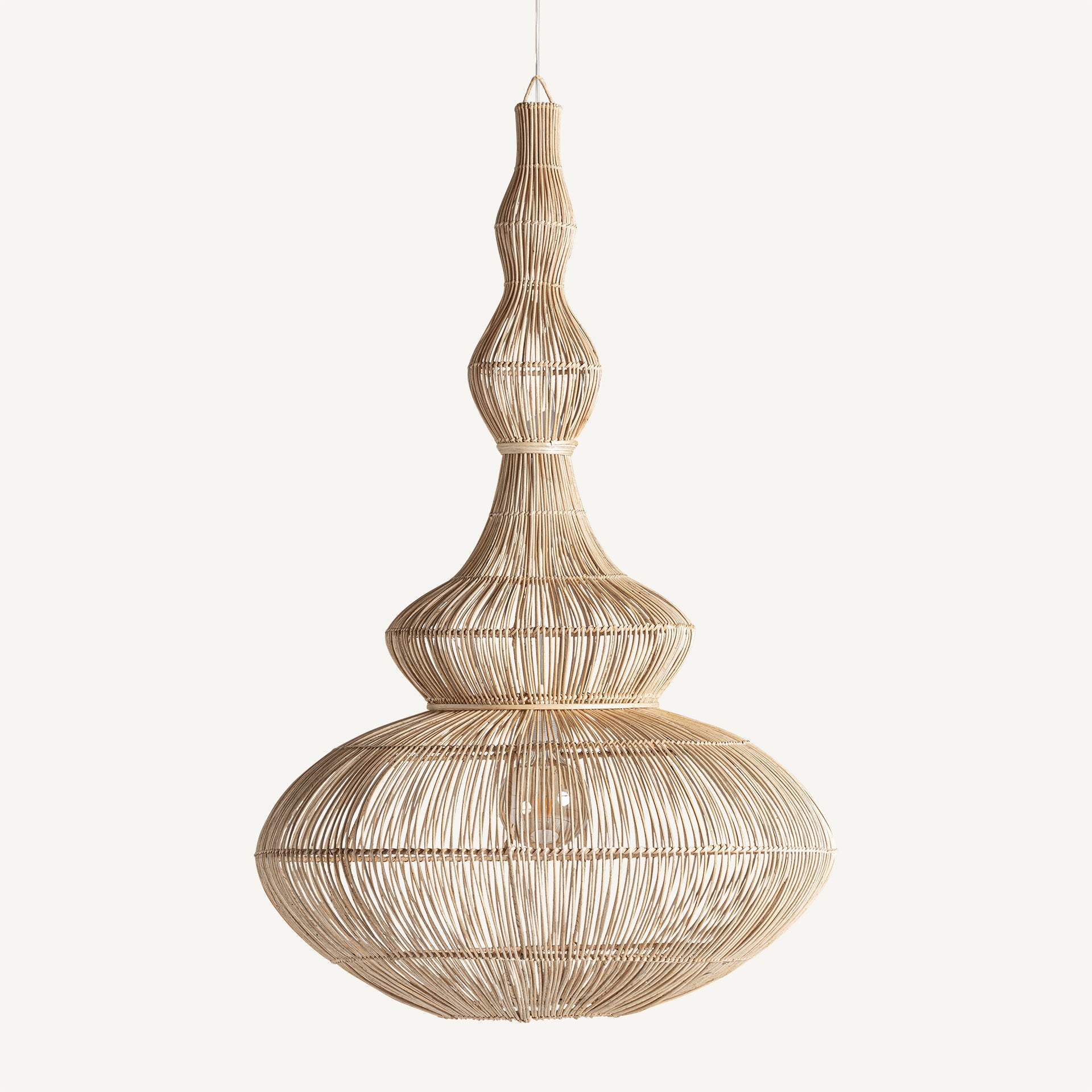 Sendi Rattan Ceiling Lamp - 93cm - Maison Rêves UK