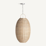 Tekax Rattan Ceiling Lamp - 67cm - Maison Rêves UK
