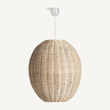 Tekax Rattan Ceiling Lamp - 47cm - Maison Rêves UK