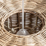 Tekax Rattan Ceiling Lamp - 47cm - Maison Rêves UK