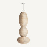 Tekax Rattan Ceiling Lamp - 47cm - Maison Rêves UK