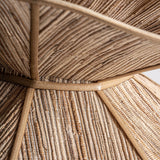 Thenny Coconut Wood Ceiling Lamp - Maison Rêves UK
