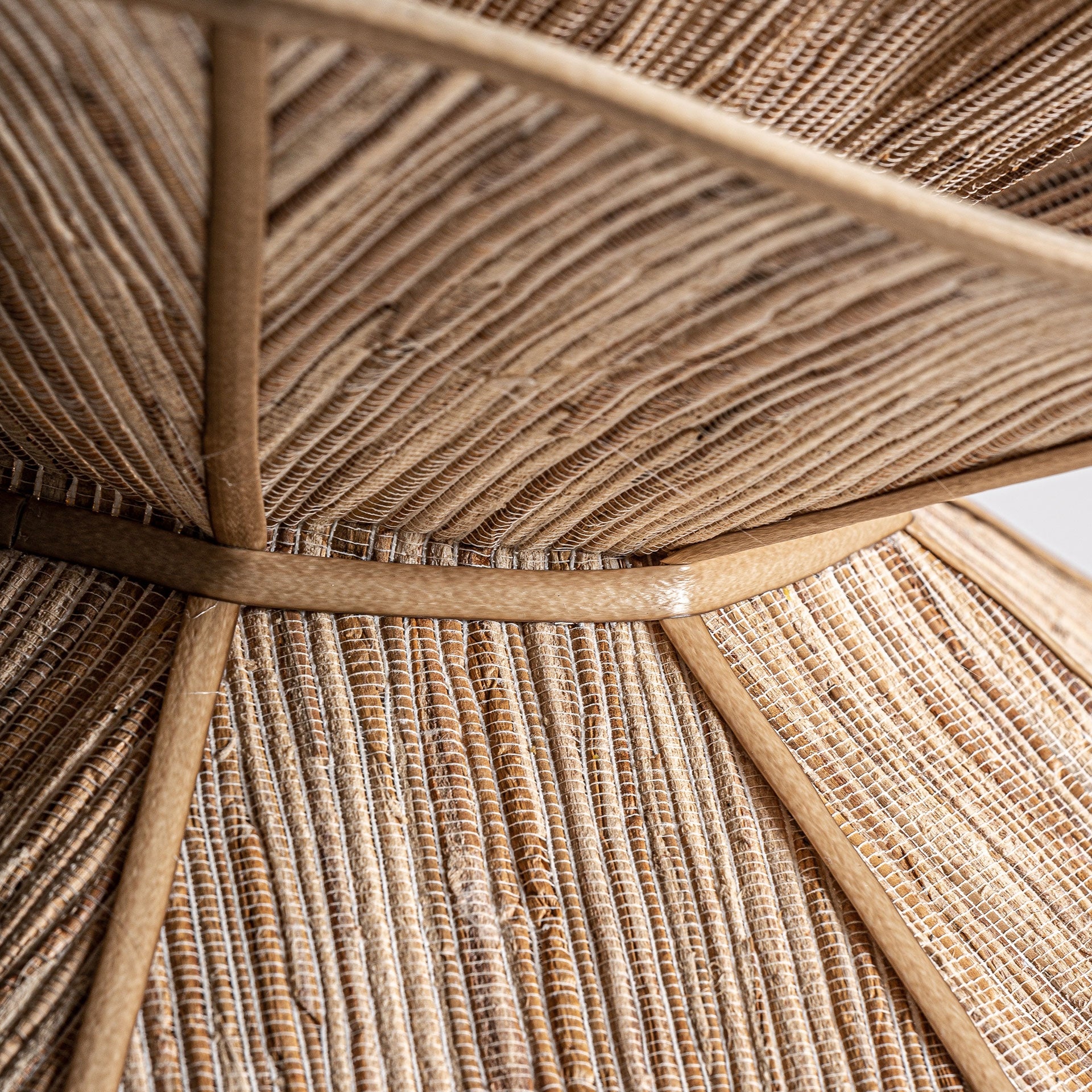 Thenny Coconut Wood Ceiling Lamp - Maison Rêves UK