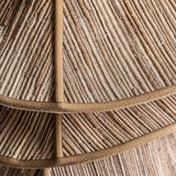 Thenny Coconut Wood Ceiling Lamp - Maison Rêves UK