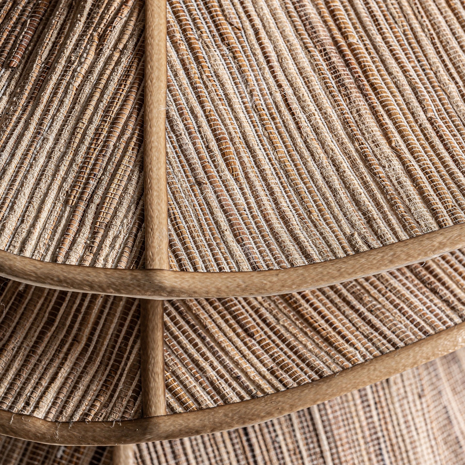 Thenny Coconut Wood Ceiling Lamp - Maison Rêves UK