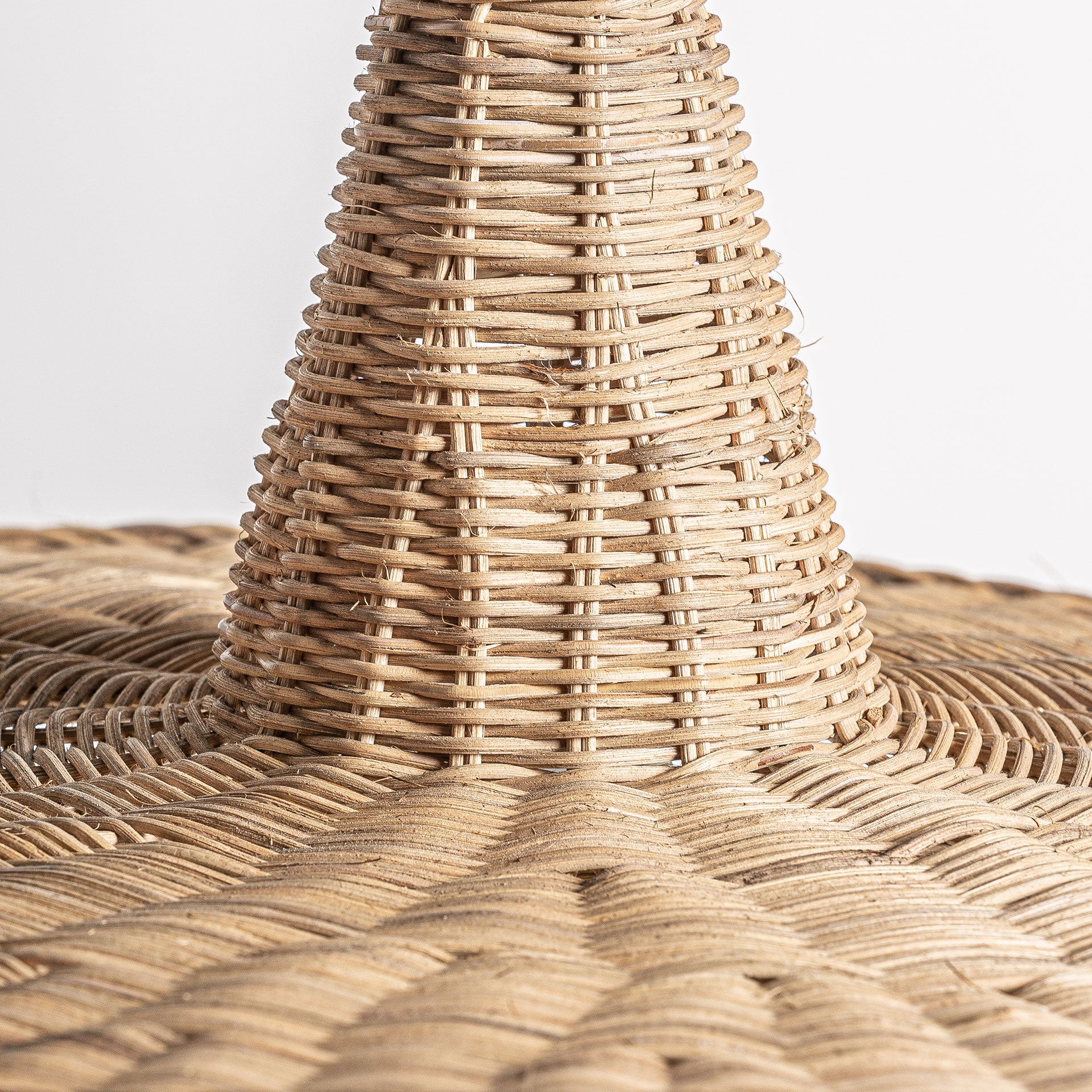 Uxmal Rattan Ceiling Lamp - Maison Rêves UK