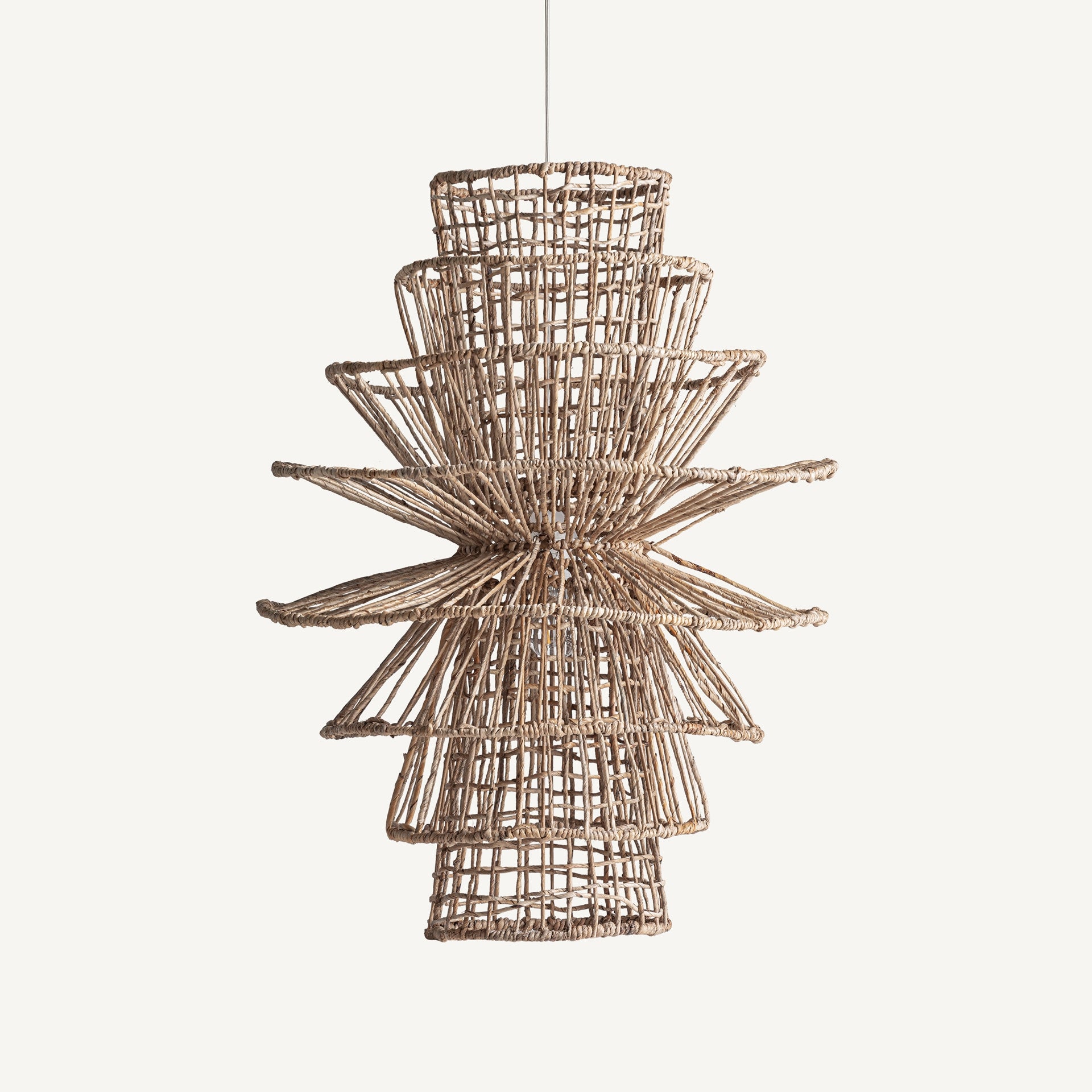 Valiena Natural Fibre Ceiling Lamp - Maison Rêves UK