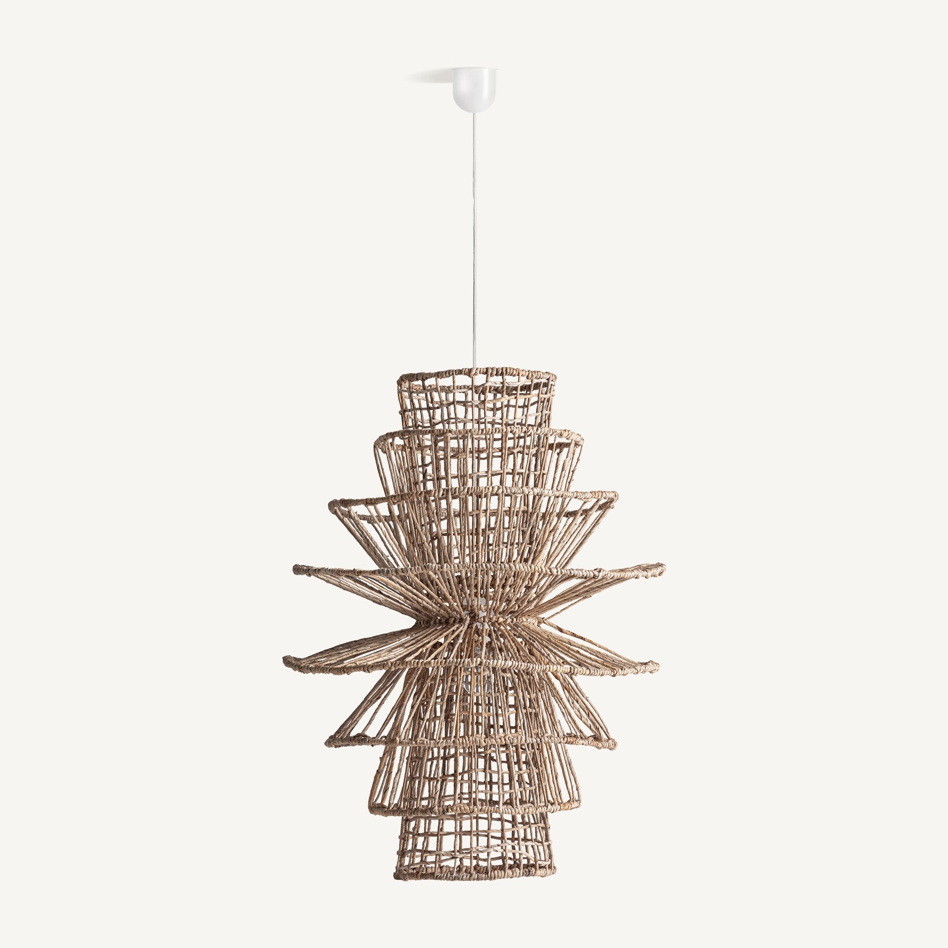 Valiena Natural Fibre Ceiling Lamp - Maison Rêves UK