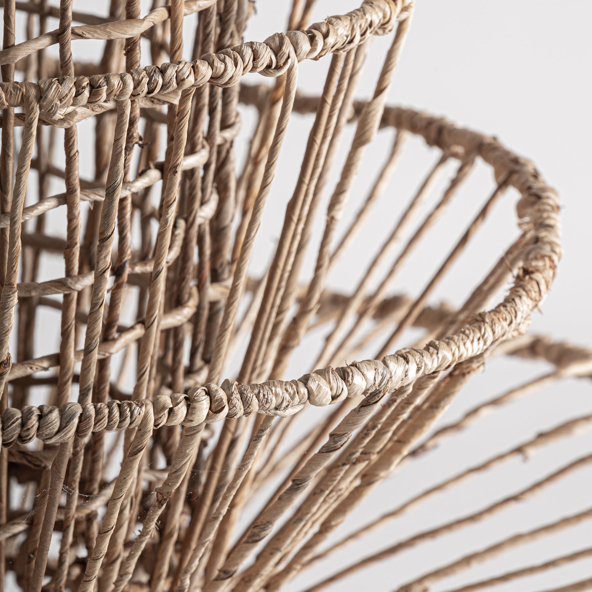 Valiena Natural Fibre Ceiling Lamp - Maison Rêves UK