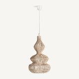 Vialotte Rattan Ceiling Lamp - 54cm - Maison Rêves UK