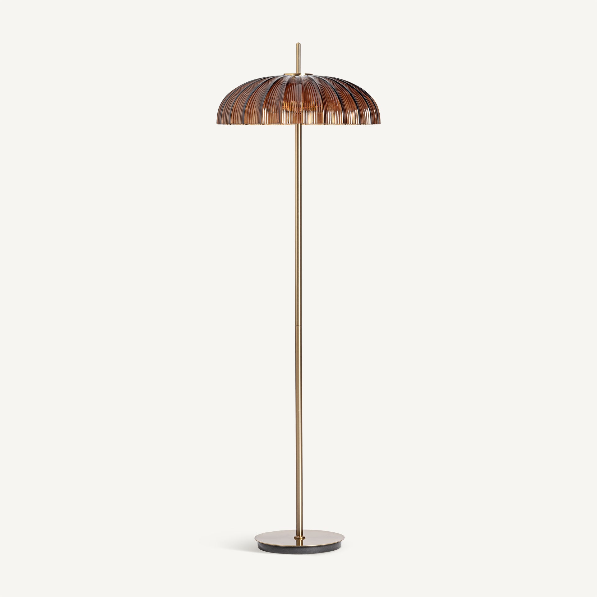 Amberis Glass Floor Lamp - Maison Rêves UK