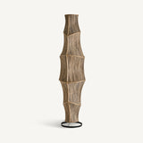 Lauzun Beige Natural Fibre Floor Lamp - Maison Rêves UK