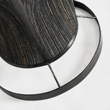 Lauzun Black Natural Fibre Floor Lamp - Maison Rêves UK