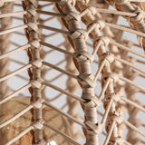 Plissé Rattan Floor Lamp - Maison Rêves UK