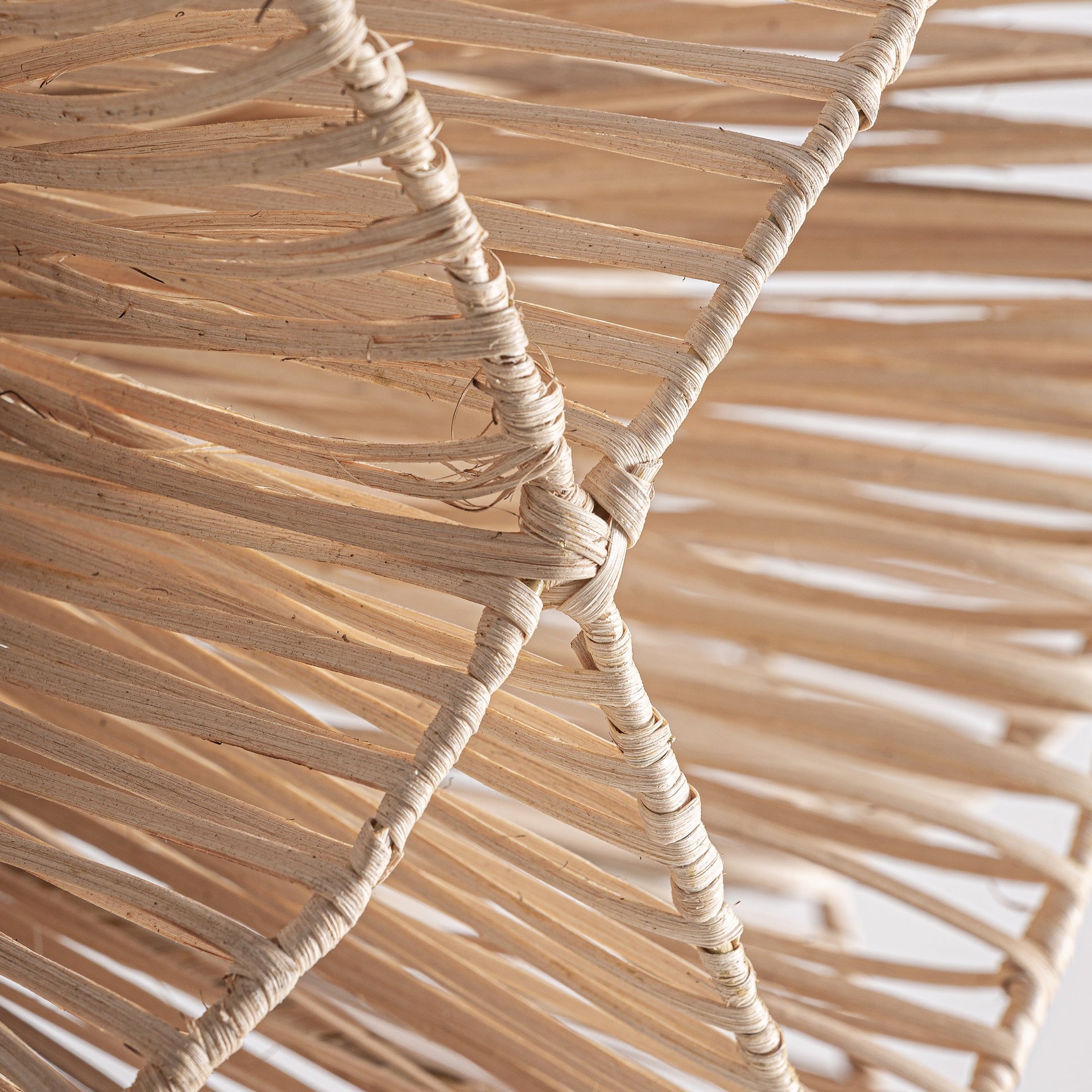 Varsha Teak Wood Floor Lamp - Maison Rêves UK