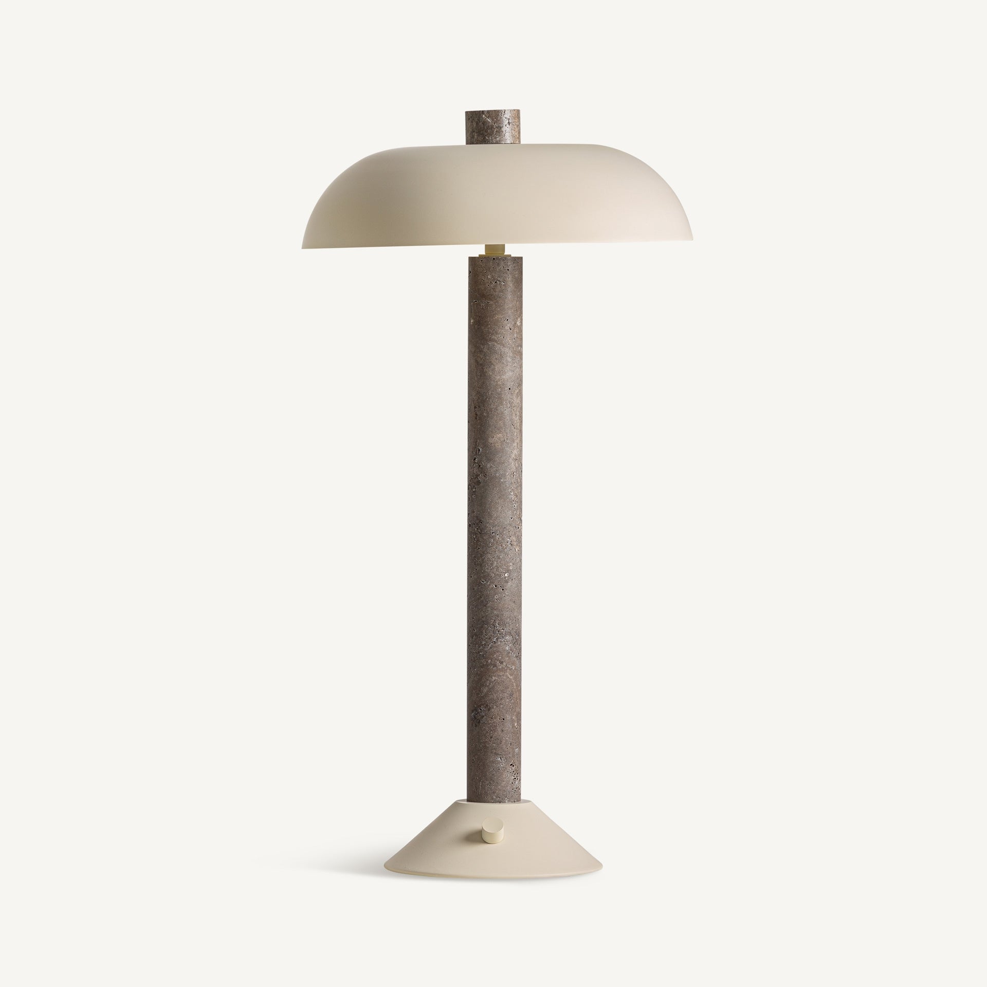 Balhsa Neutral Marble Table Lamp - Maison Rêves UK