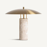 Travertine Table Lamp - Maison Rêves UK