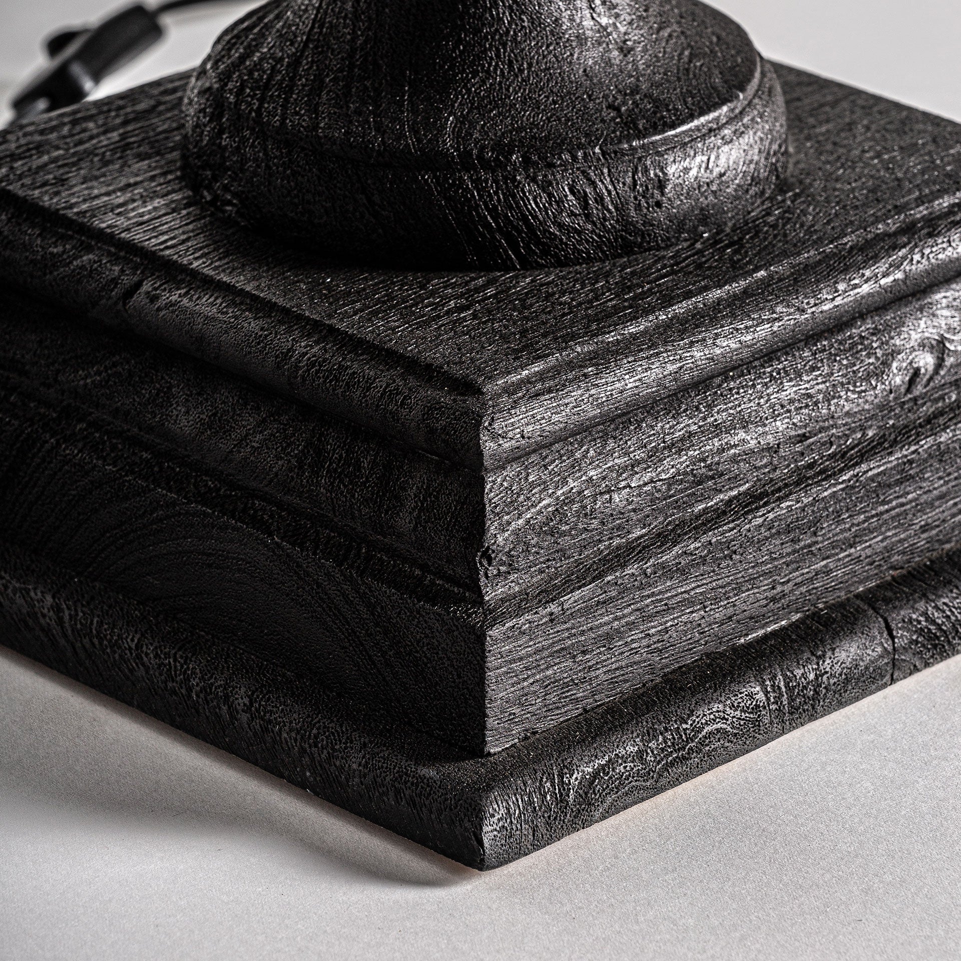 Serginac Mango Wood Table Lamp - Maison Rêves UK