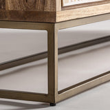 Laugna Mango Wood Sideboard Bone Inlay - Maison Rêves UK