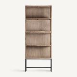 Bern Recycled Pine Wood Modular Library - Maison Rêves UK