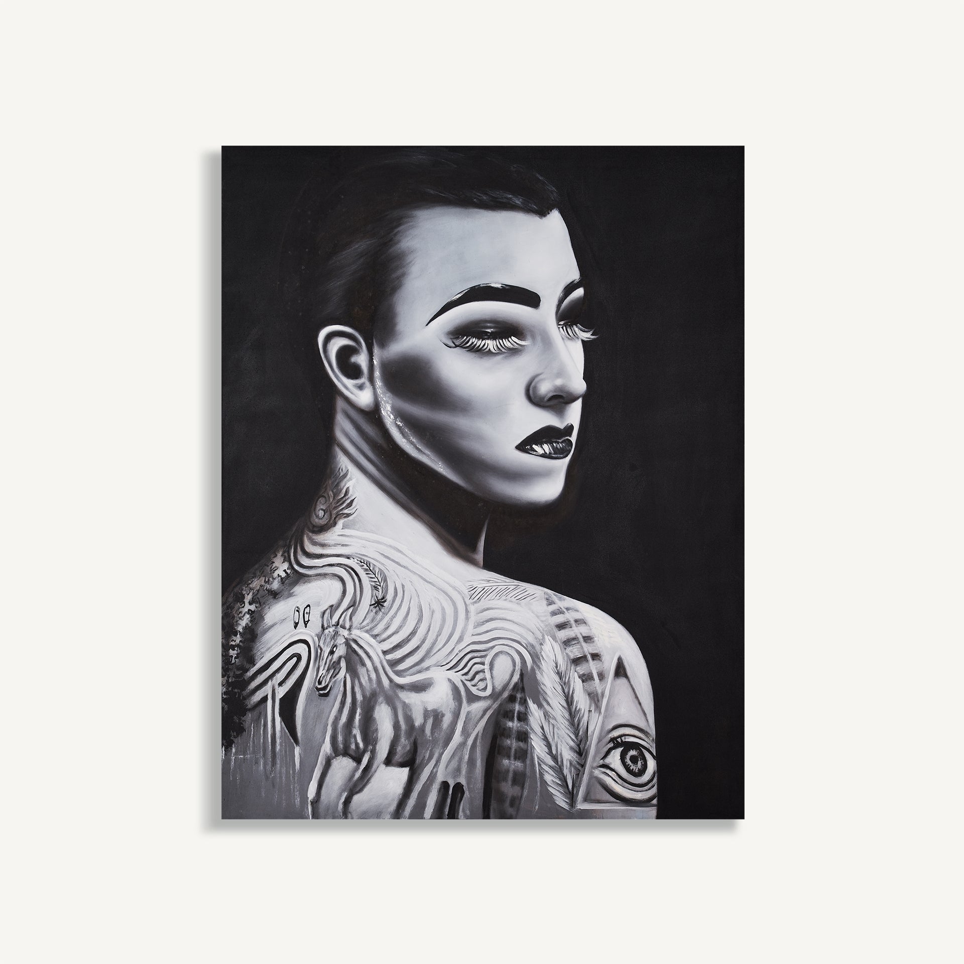 Charlotte White Canvas - Maison Rêves UK