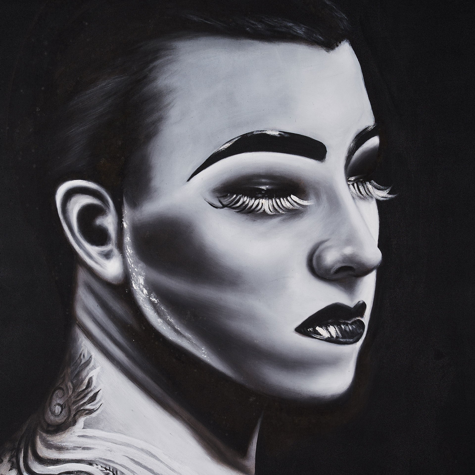 Charlotte White Canvas - Maison Rêves UK