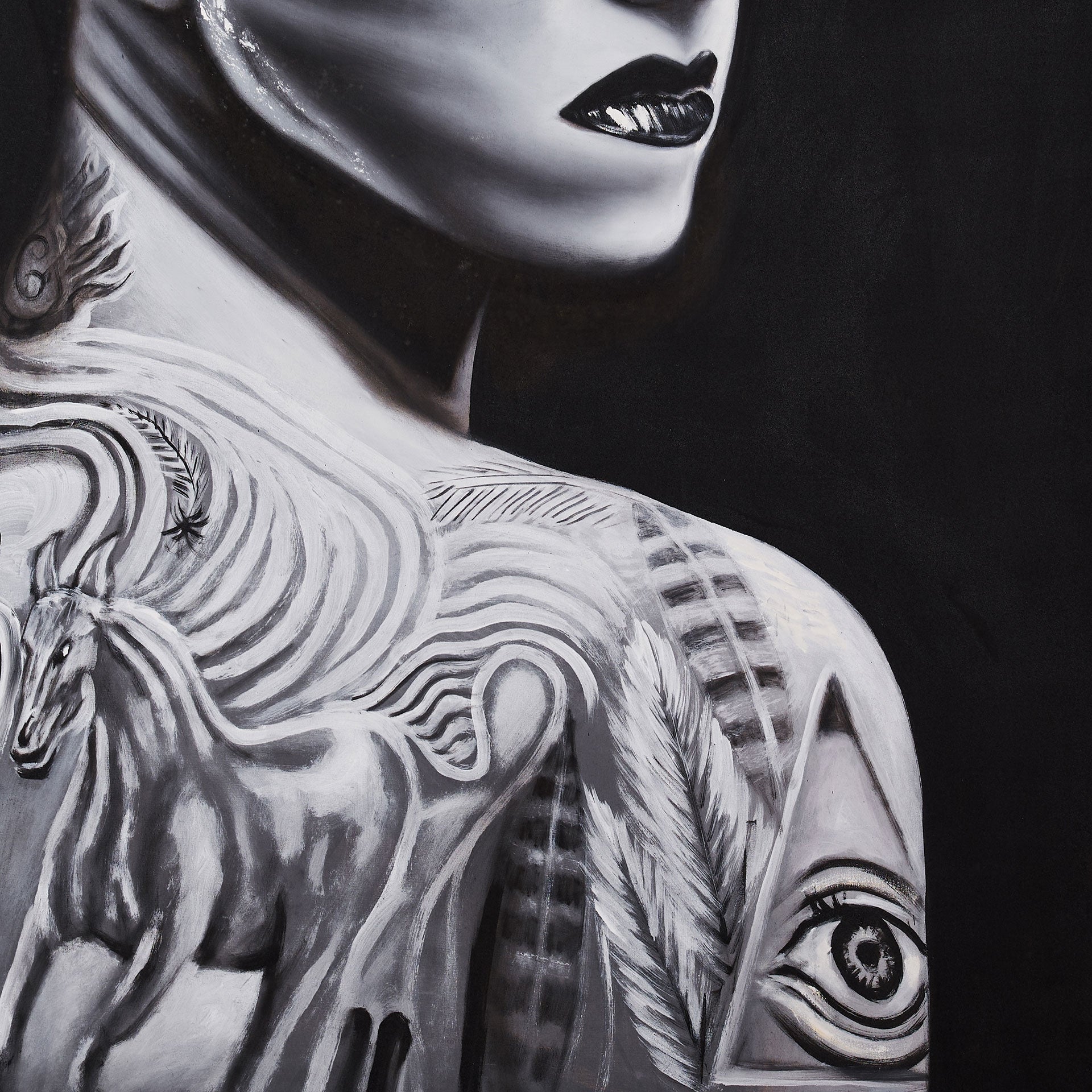 Charlotte White Canvas - Maison Rêves UK