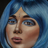 Elyna Blue Canvas - Maison Rêves UK