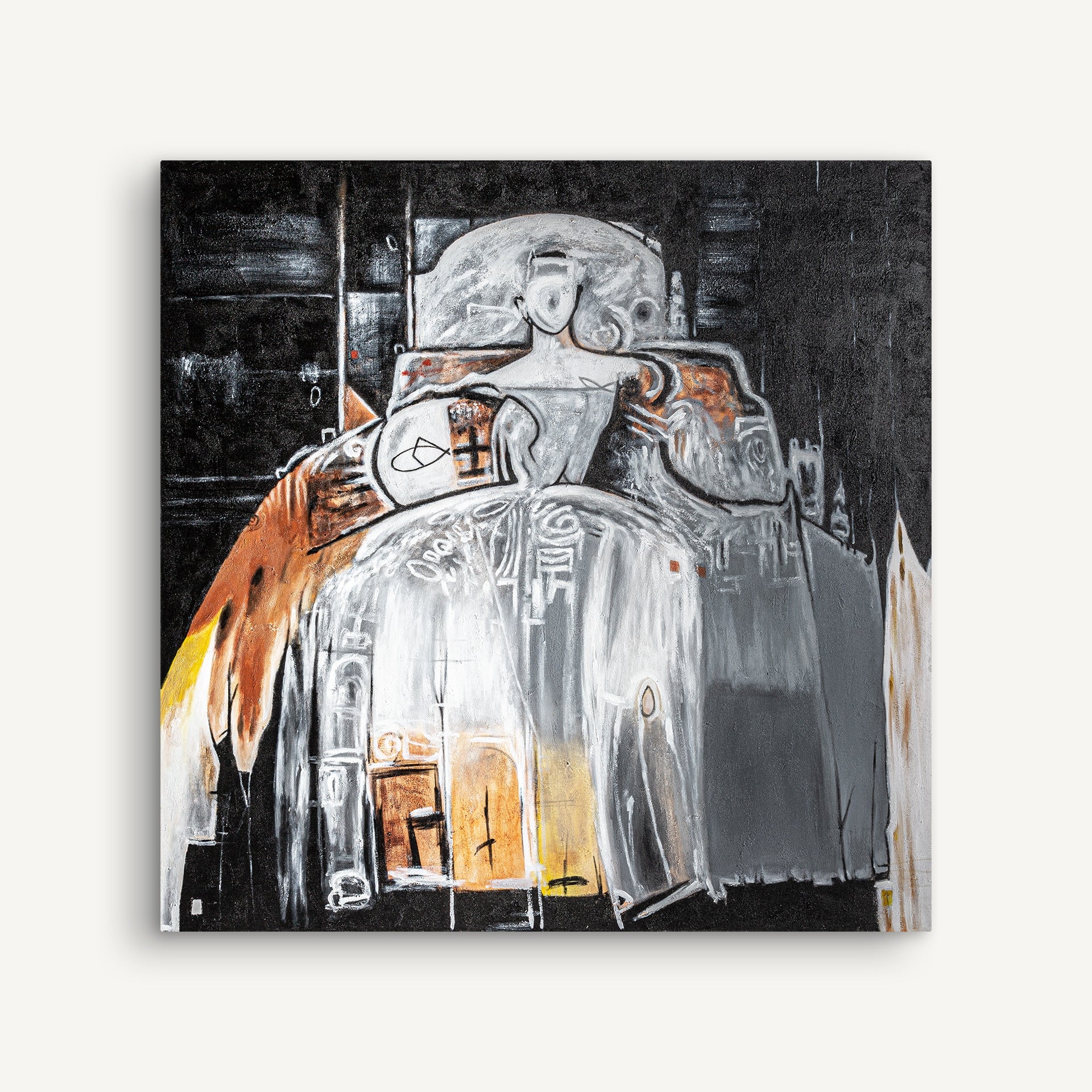 Menina Dark Canvas - Maison Rêves UK