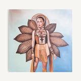 Olivia Multicoloured Canvas - Maison Rêves UK