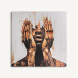 Yeray Brown Canvas - Maison Rêves UK