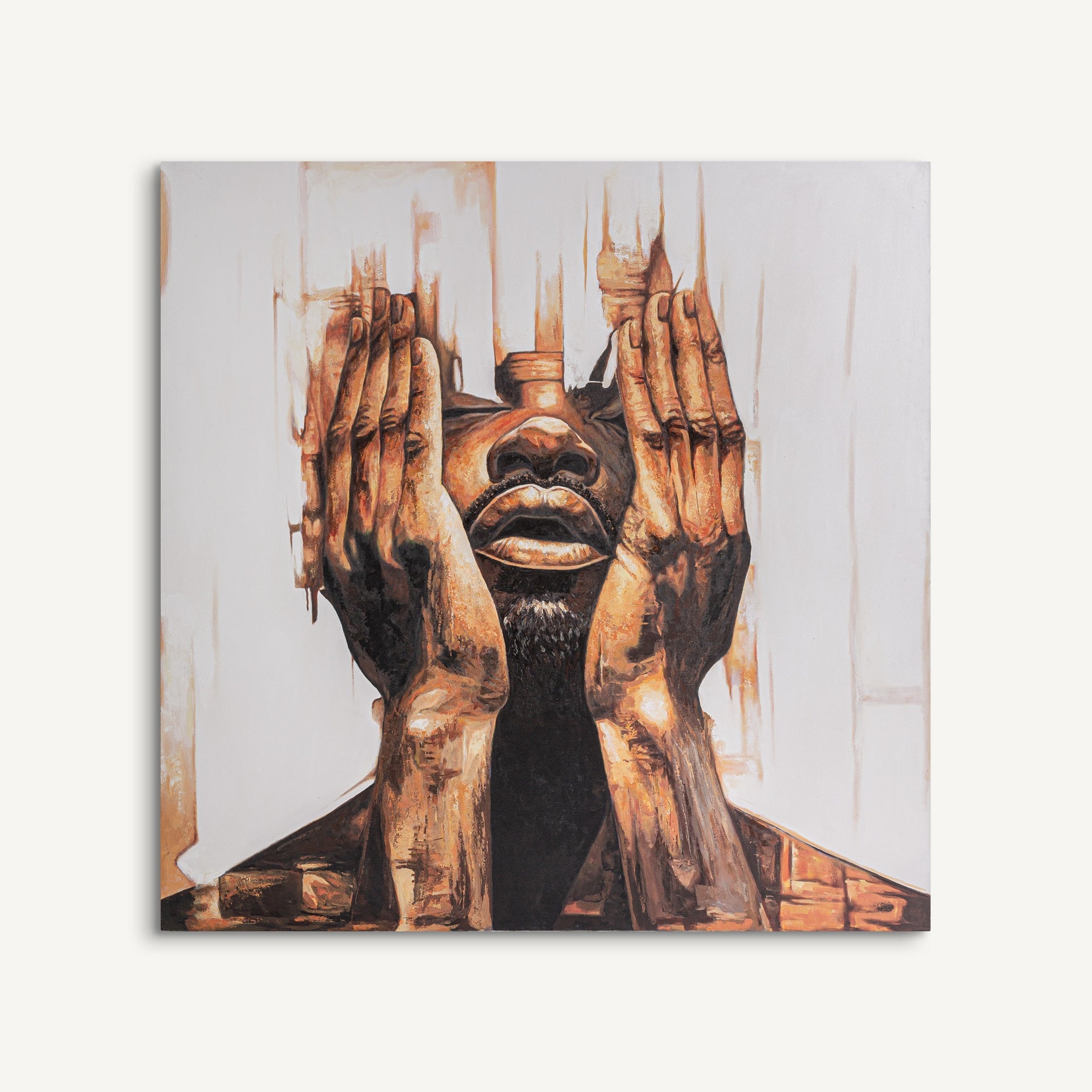 Yeray Brown Canvas - Maison Rêves UK