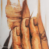 Yeray Brown Canvas - Maison Rêves UK