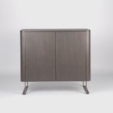 Lizzi 2 Door Chocolate Oak Cabinet by Eccotrading Design London - Maison Rêves UK