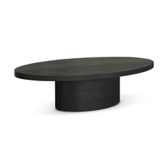 Lugano Textured Dark Oak Coffee Table by Berkeley Designs - Maison Rêves UK