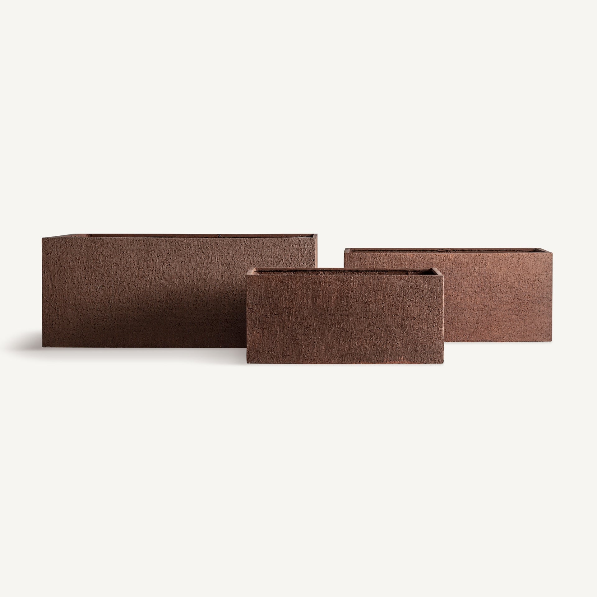 Gignac Fibre Cement Plant Pot (Set of 3) - Maison Rêves UK