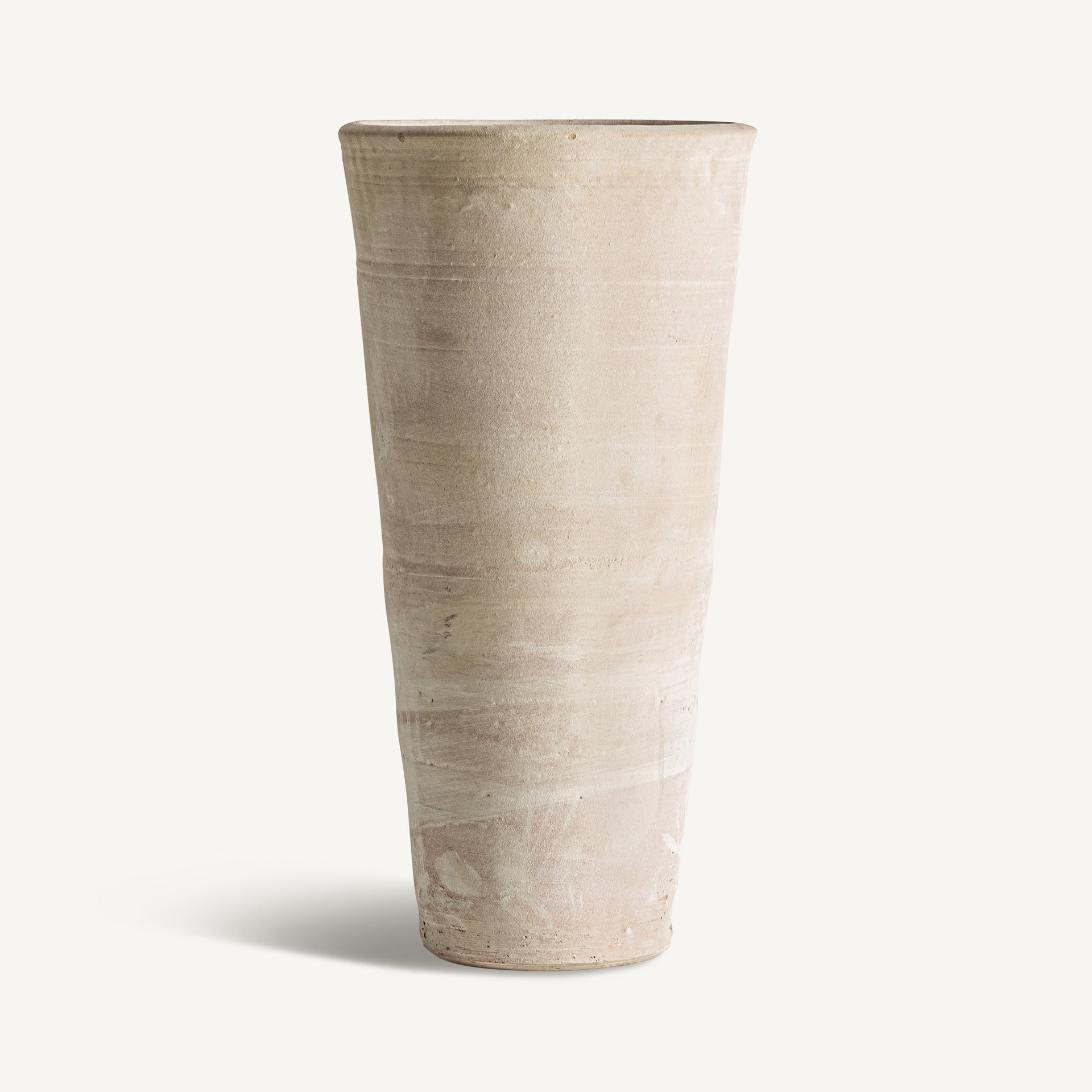 Klam Clay Plant Pot - 40x40x80cm - Maison Rêves UK