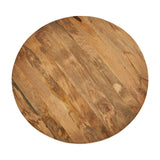 Mersch Circular Mango Wood Dining Table - Maison Rêves UK
