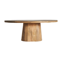 Mersch Oval Mango Wood Dining Table - Maison Rêves UK