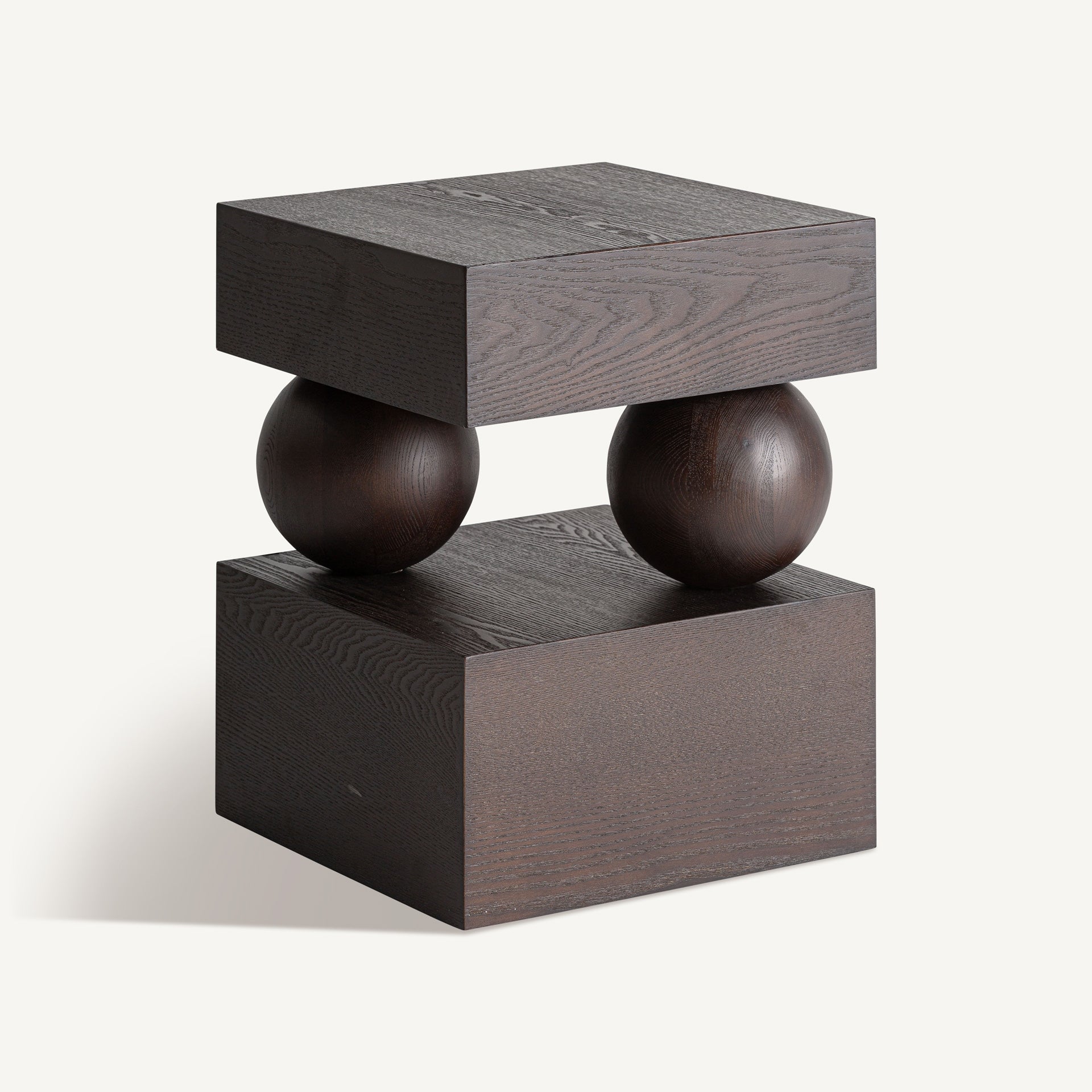 Arriach Elm Wood Side Table - Maison Rêves UK