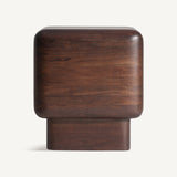 Flers Acacia Wood Side Table - Maison Rêves UK