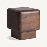 Flers Acacia Wood Side Table - Maison Rêves UK