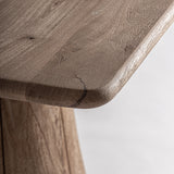 Jacquard Mango Wood Side Table - 67cm - Maison Rêves UK