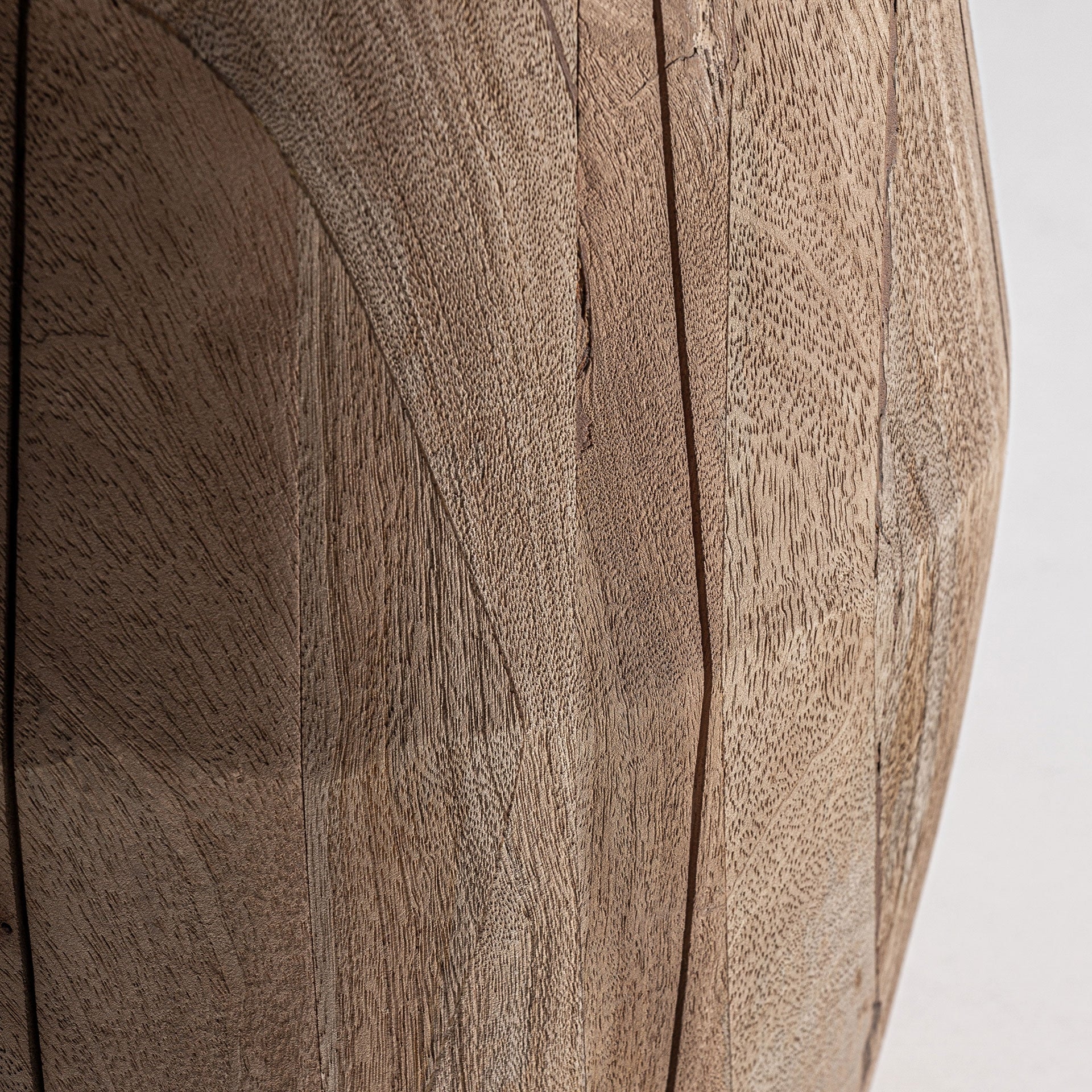 Jacquard Mango Wood Side Table - 67cm - Maison Rêves UK