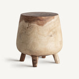 Kalandy Suar Wood Side Table - Maison Rêves UK