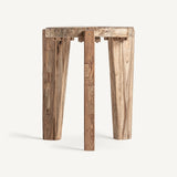 Lux Teak Wood Side Table - Maison Rêves UK