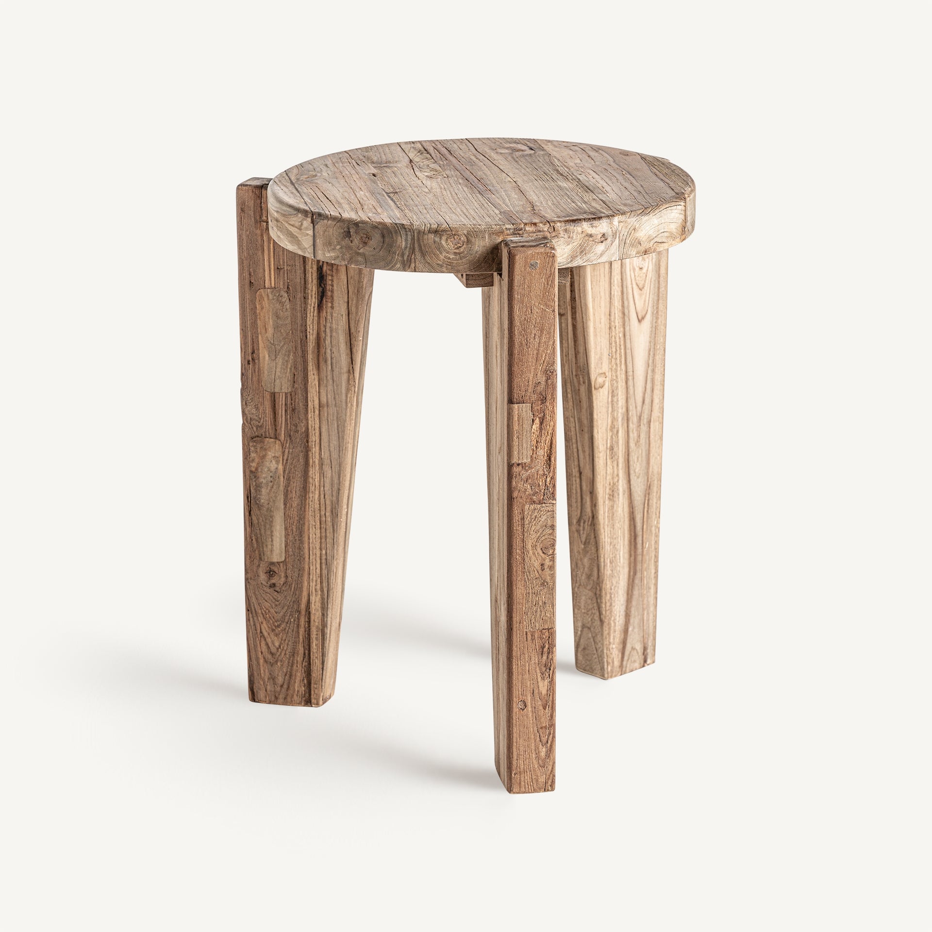 Lux Teak Wood Side Table - Maison Rêves UK
